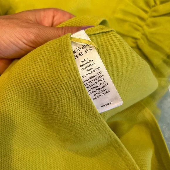 Chartreuse Ruffles Top - Picture 6 of 9